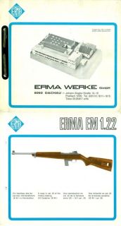  Erma Werke c1985 Dachau Germany