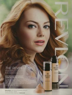  Emma Stone Advertisement for Revlon Clipping