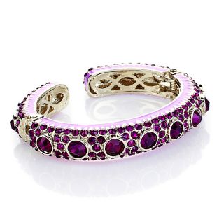 IMAN Global Chic Hollywood Glam Jewel Encrusted Enamel Bracelet
