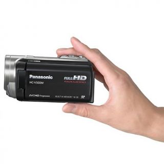 Panasonic CE   Bundle V500 1080p, 38X Optical Zoom, Full HD Camcorder