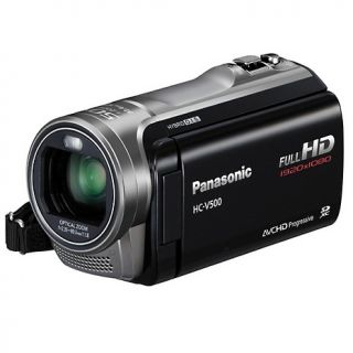 Panasonic CE   Bundle V500 1080p, 38X Optical Zoom, Full HD Camcorder