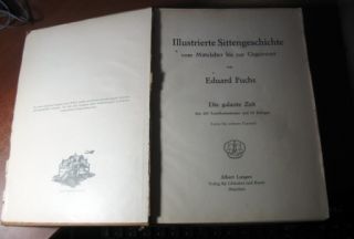 Eduard Fuchs Antique German Erotic Book 2 65 Pictures