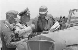 WWII Photo Deutsche Afrika Korps Erwin Rommel DAK Germany