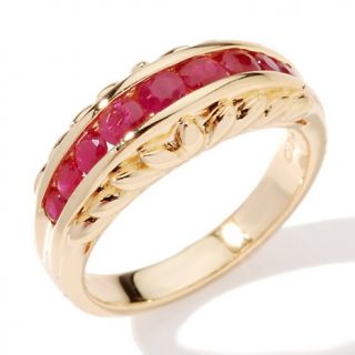  wieck 82ct ruby channel set band ring rating 42 $ 41 97 s h $ 5 95