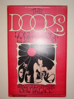 The Doors Lonnie Mack Elvin Bishop BG186 1969 Poster