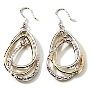 Michael Anthony Jewelry® Sterling Silver and 10K Triple Pear Drop 2