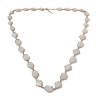  Stones Boheme by the Stones Mother of Pearl Goldtone Long 44 Necklace
