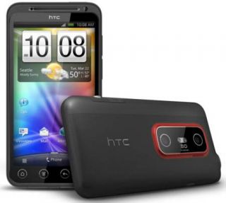 HTC EVO 3D Android Sprint Smartphone 5MP Camera Wi Fi Hotspot GPS