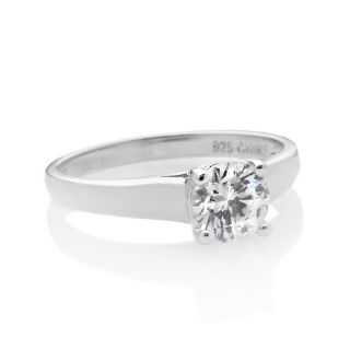 Absolute Round Tulip Gallery Solitaire Ring   1ct