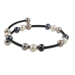 imperial pearls 55 6mm cultured pearl bypass bracelet d