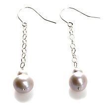 freshwater pearl sterling silver dangle earrings $ 17 47 $ 48 90