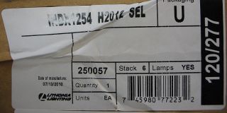 Lithonia Indura NEMA 4X Emergency Lighting Unit INDX1254 H2012 Sel New