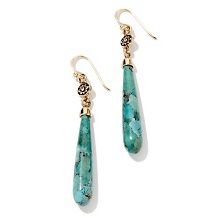 studio barse gemstone bronze clover earrings $ 29 90 $ 49 90