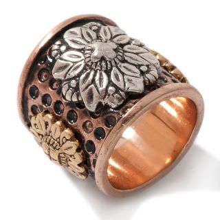 Statements by Amy Kahn Russell Tri Color Mixed Metals Cigar Band Style