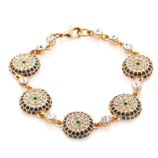  pave crystal goldtone link bracelet note customer pick rating 15 $ 49