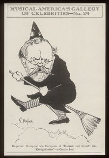 1916 Engelbert Humperdinck Caricature Viafora Article