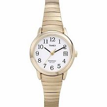 Timex Womens Mother of Pearl Dial Classic Brown Leather Strap Watch