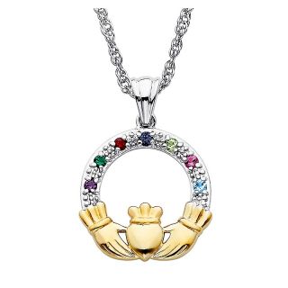  birthstone claddagh pendant with chain rating 1 $ 53 00 s h $ 5