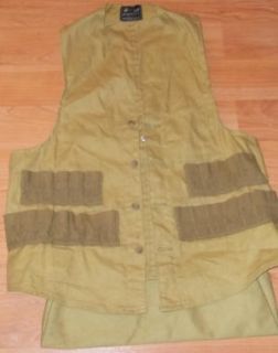 DESCRIPTION HETTRICK VTG FIELD HUNTING FISHING GAME POUCH CANVAS