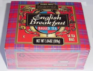 Trader Joes Joes ENGLISH BREAKFAST Tea 48 Bags NEW 