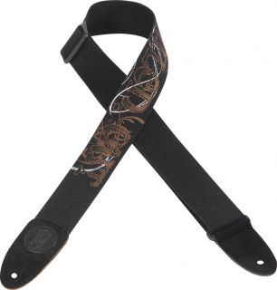 Levys Christian Souled Out Cotton Guitar Strap New