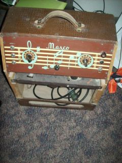 Masco MAP15 Vintage Tube Guitar Blues Harmonica Amp Amplifier JENSEN