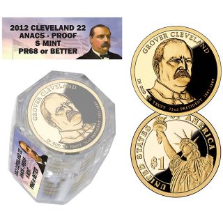 2012 Grover Cleveland Presidential Dollar Roll of 20   PR68