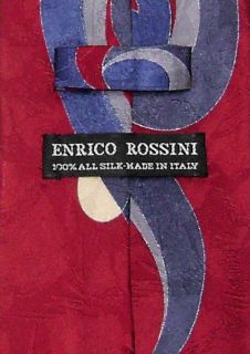 Enrico Rossini Silk Necktie Made in Italy Design Mens Neck Tie 3231 4
