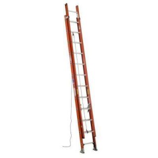Werner 24 ft Fiberglass Extension Ladder 300 lb Load Capacity Type IA