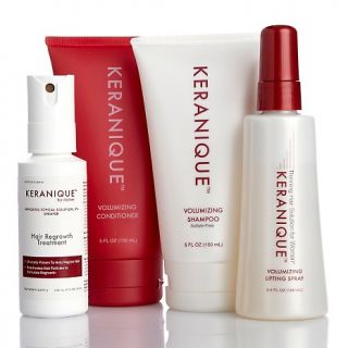 Keranique Shampoo and Hair Regrowth System   4 piece