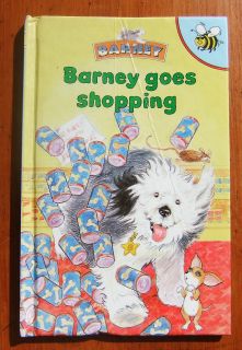 Barney Goes Shopping Jane Fior Book English Sheepdog VG 9781855910386