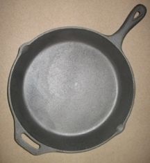 Cast Iron Skillet Extra Large Family Size Cookware Camping