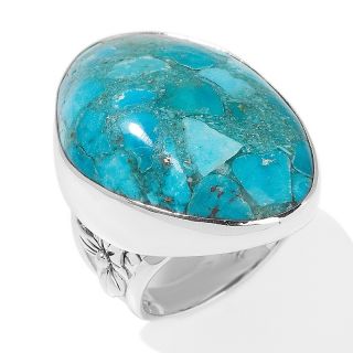 Sajen Silver by Marianna and Richard Jacobs Turquoise Mosaic Sterling