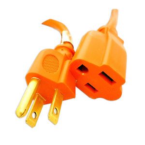 16 AWG Power Cord Extension 3 Prong Indoor Outdoor
