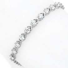 absolute 4mm round x and o line bracelet $ 79 95 $ 89 95