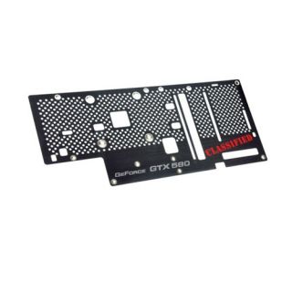 New EVGA GTX 580 Classified Backplate M021 00 000007 Back Plate