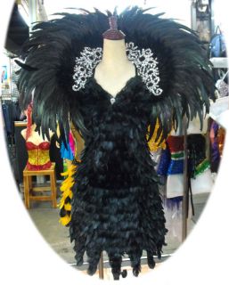 Evita Showgirl Drag Queen Feather Costume Backpack