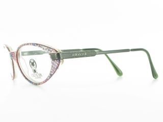  by Valentino Snake Skin Womens Eyeglass Frames RARE Eyewear
