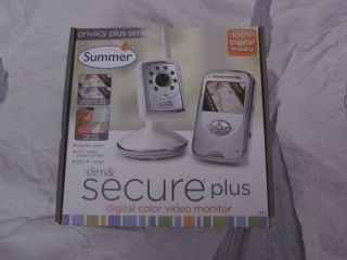 New Summer Infant Slim Secure Plus Handheld Color Video Baby Monitor