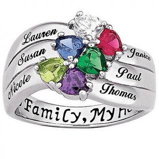  heart and name family ring rating be the first to write a review $ 87
