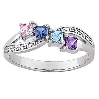  family birthstone and diamond accented ring rating 2 $ 88 00 s h