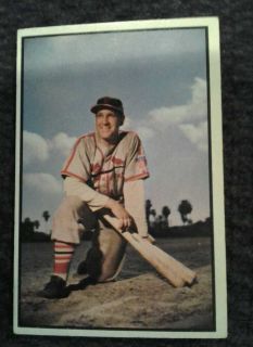 1953 Bowman Enos Slaughter St Louis Cardinals BV $100