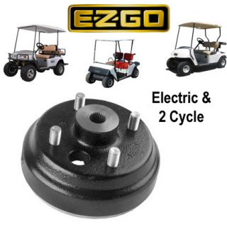 EZGO Golf Cart Electric 2 Cycle Brake Drum 1982 Up 19186 G1