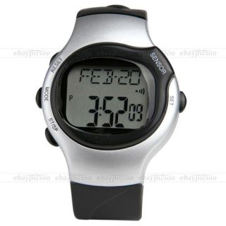 Exercise Fitness Calorie Counter Heart Rate Pulse Monitor Watch