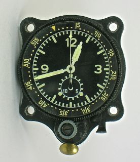 Junghans Military Chrono German Air Force Bo UK1 Aircraft Clock RARE