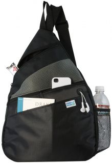 Ensign Peak Black Padded Sling Backpack