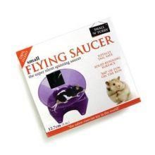 Flying Saucer Exercise Wheel Cage Toy Hamster Gerbil Rat Mouse