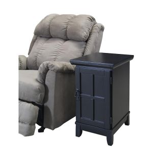 Home Styles Recliner End Table   Black
