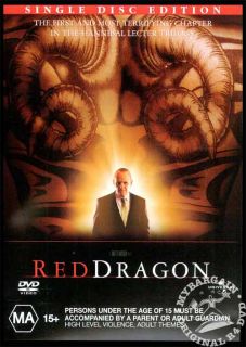  Red Dragon Anthony Hopkins BR New SEALED DVD R4