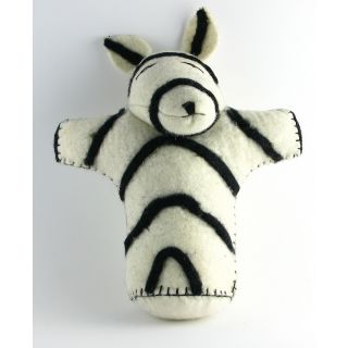 Isabella Cane 100% Wool Dog Toy   Zebra